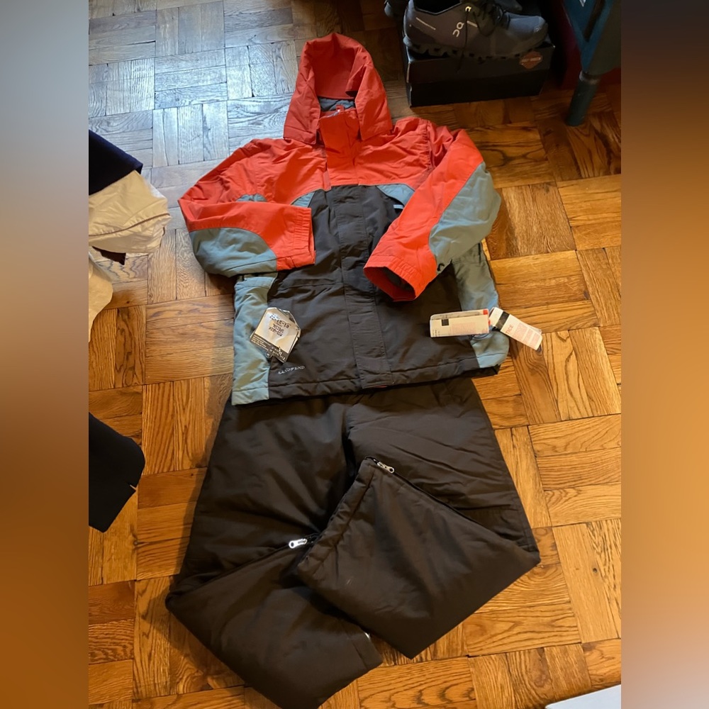 lands end two piece snow suit sold as a unit